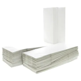 100 White Paper Bags