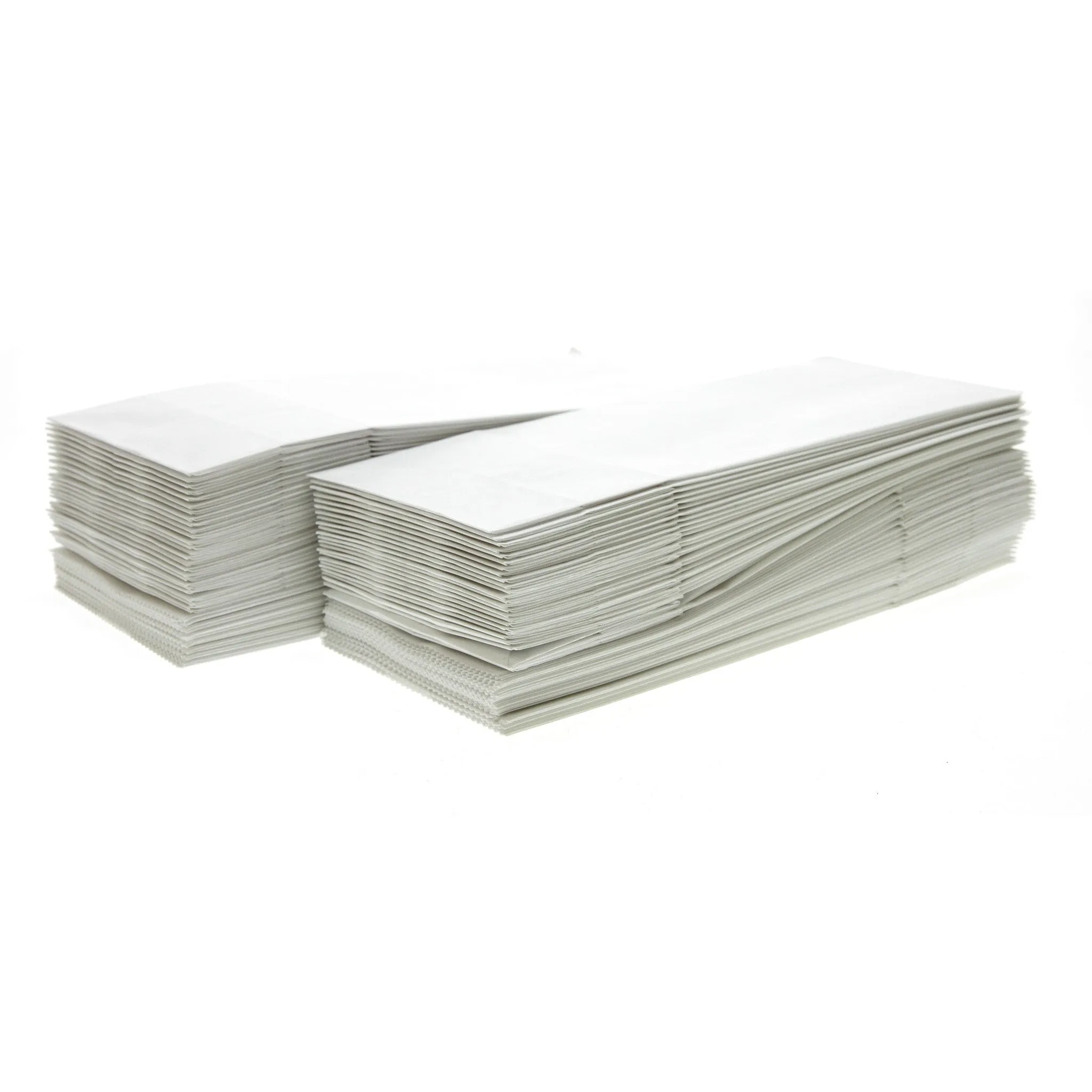 100 White Paper Bags