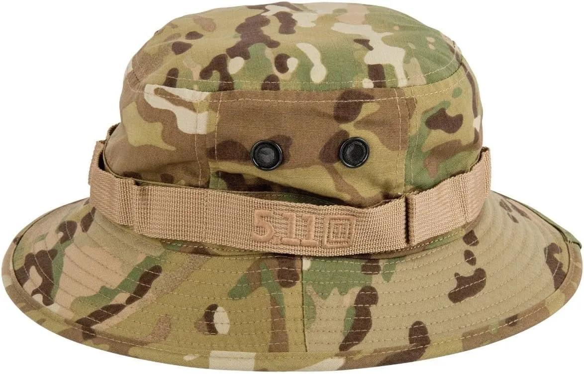 5.11 Tactical Multicam Boonie Hat – Lightweight, Durable, Adjustable Fit, Style 89076ABR