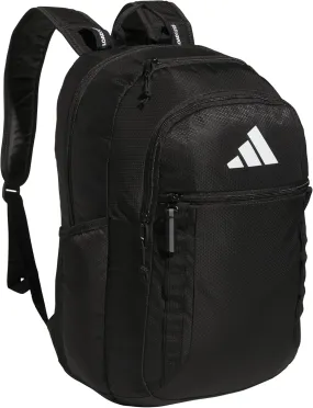 adidas Excel Laptop Durable Large Athletic Gym Backpack Bag, Black, One Size