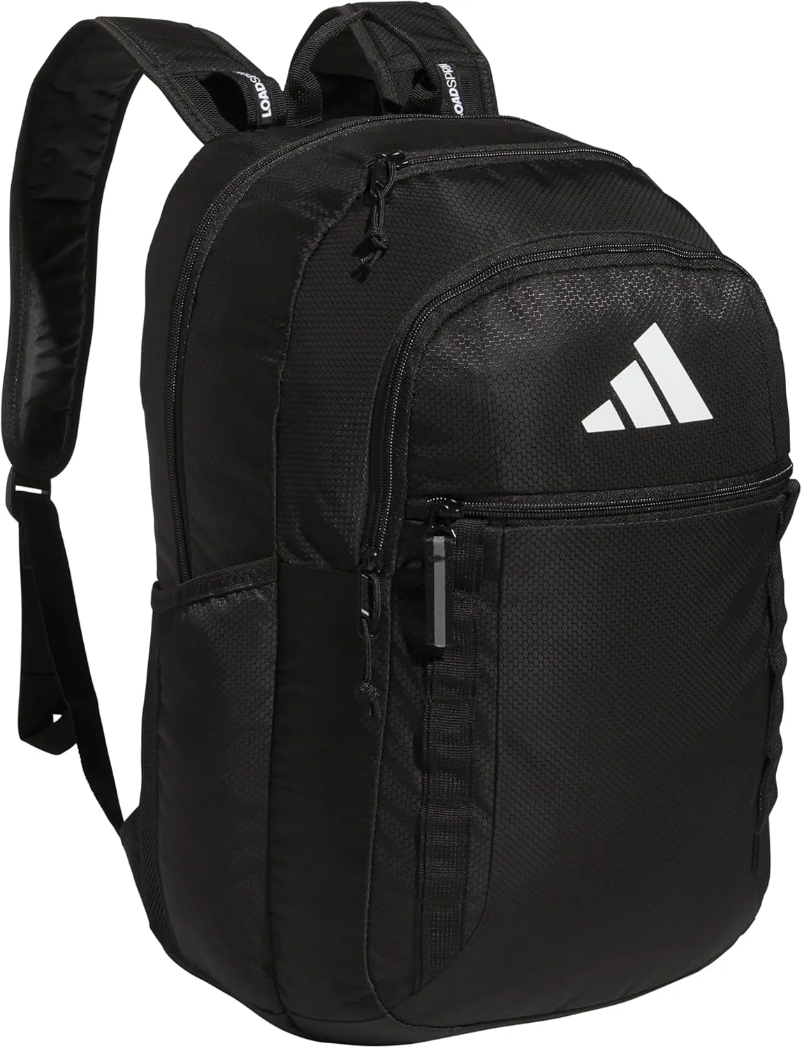 adidas Excel Laptop Durable Large Athletic Gym Backpack Bag, Black, One Size