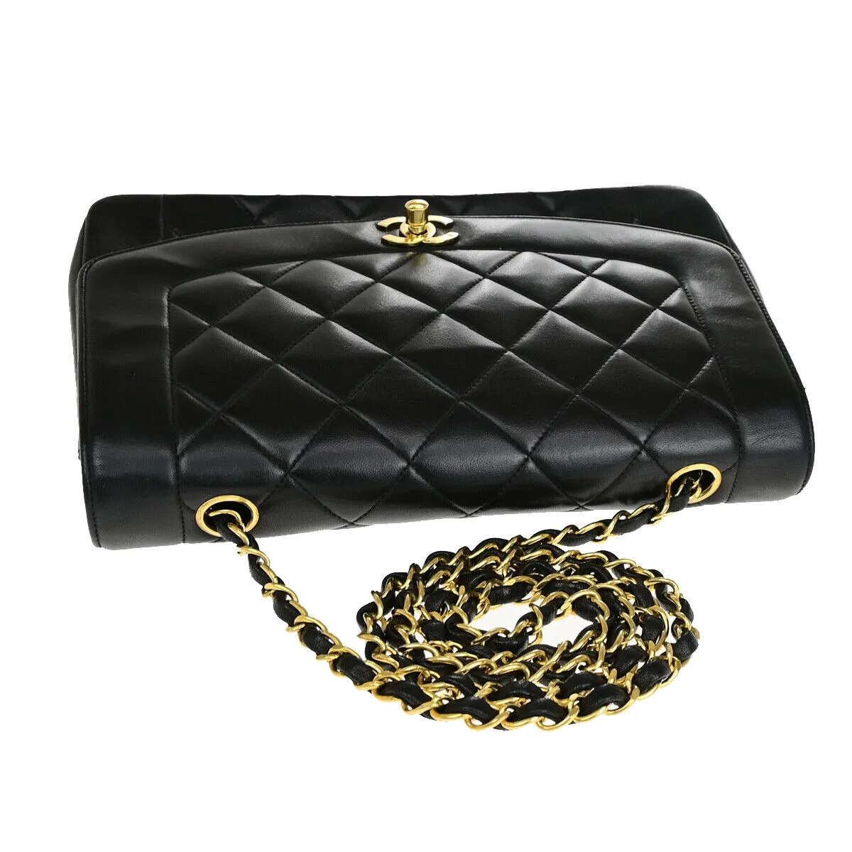 Chanel Cc Logo Diana Matelasse 25 Chain