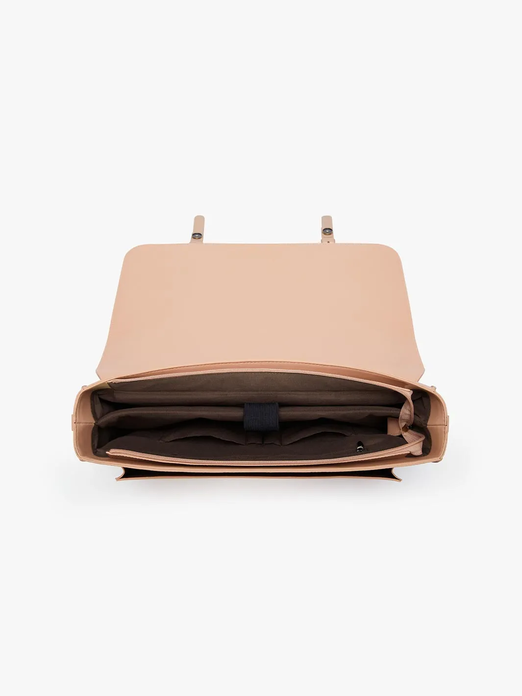 Cocoa Truffle Ecosusi Classic Bow Briefcase