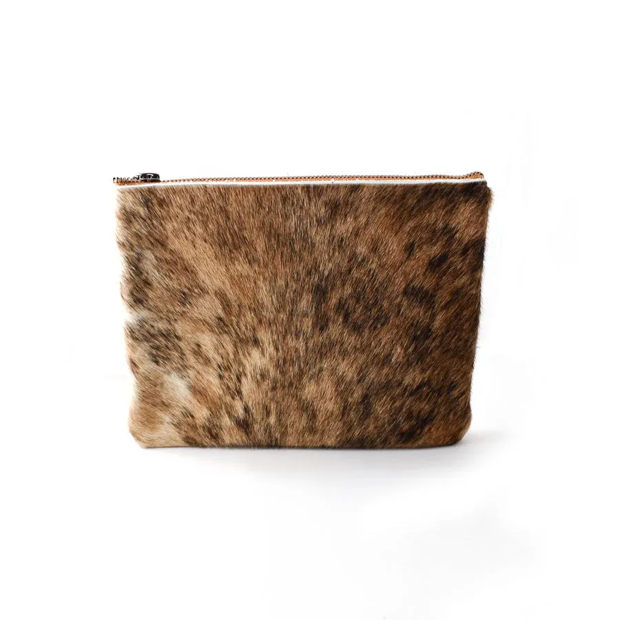 Cowhide Hand Clutch