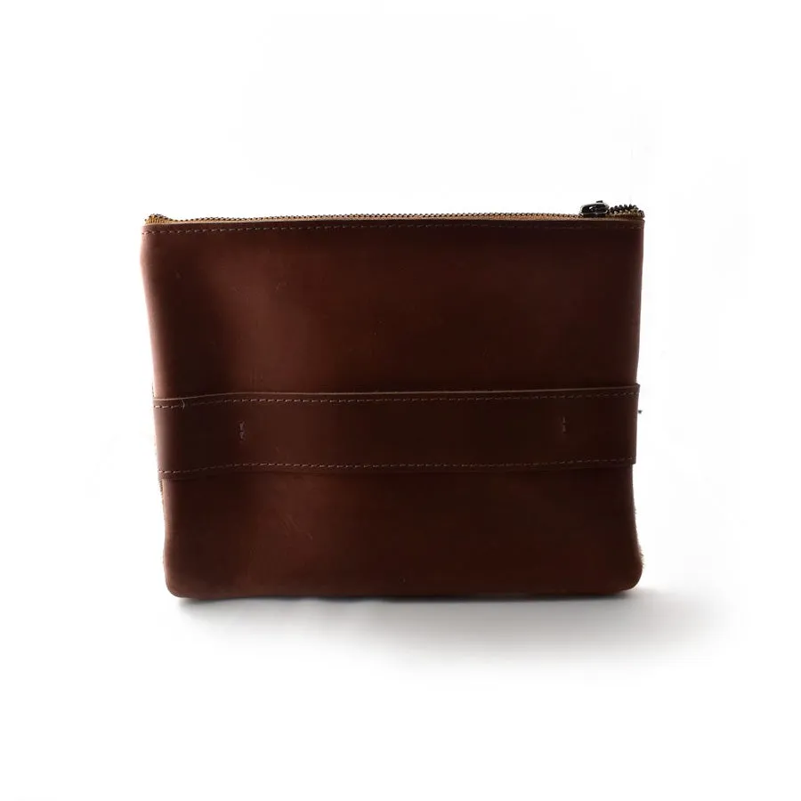 Cowhide Hand Clutch