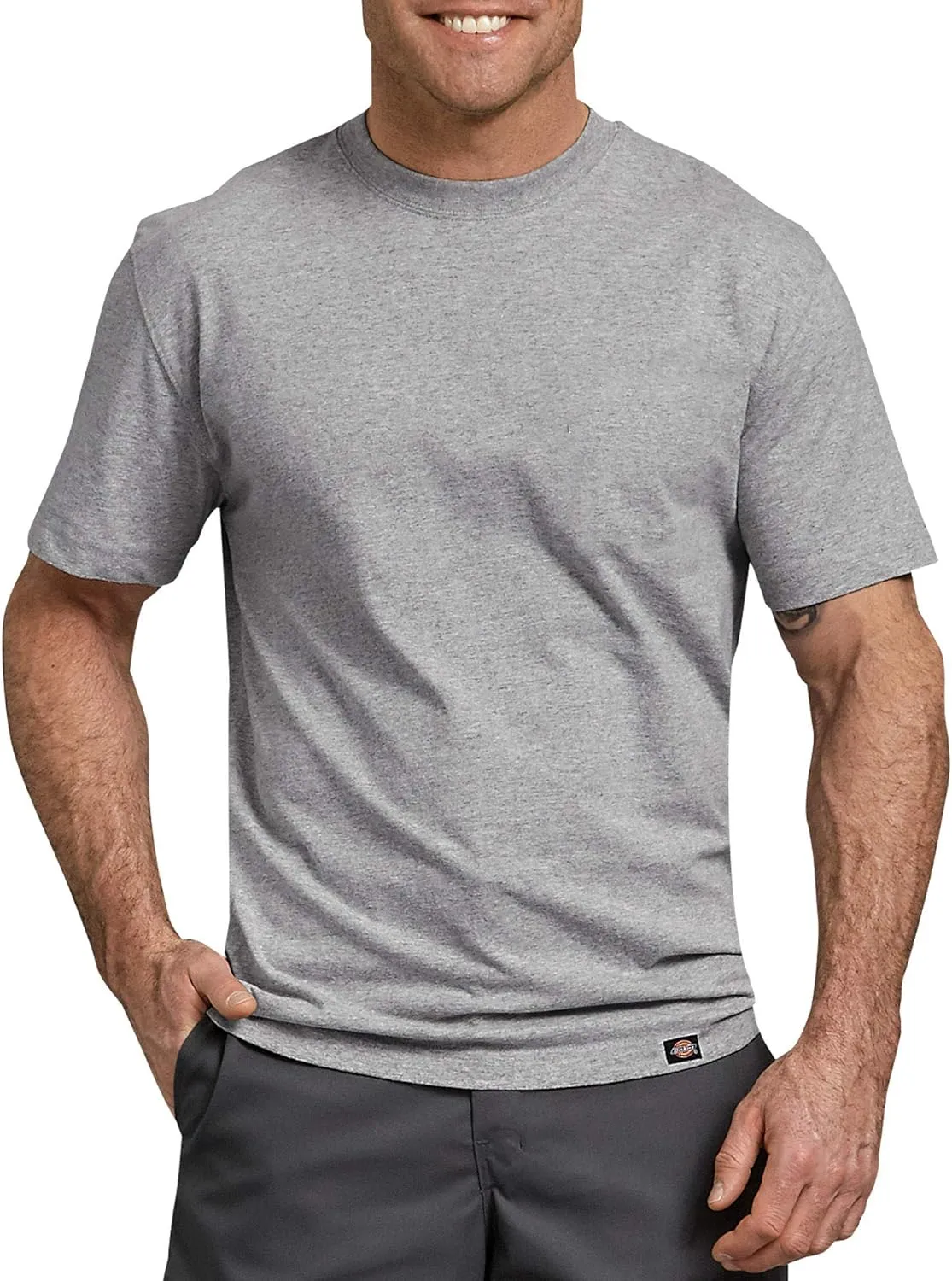 Dickies Men's Short Sleeve Heavyweight Crew Neck