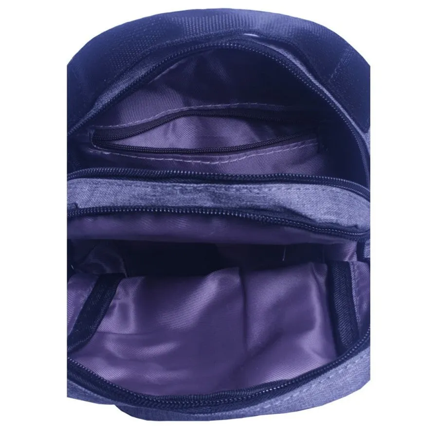 Hamlin Roger Backpack Tas Selempang Fashion Pria Large Compartment Bahan Canvas ORIGINAL - Gray