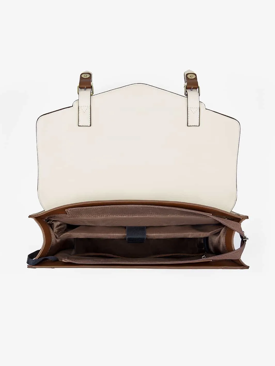 Julie Vintage Vegan Briefcase