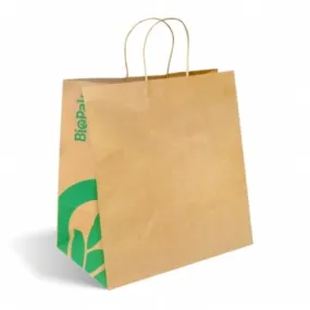 Jumbo Twist Handle Kraft Paper Bags - Strong and Sustainable 355x370x220mm