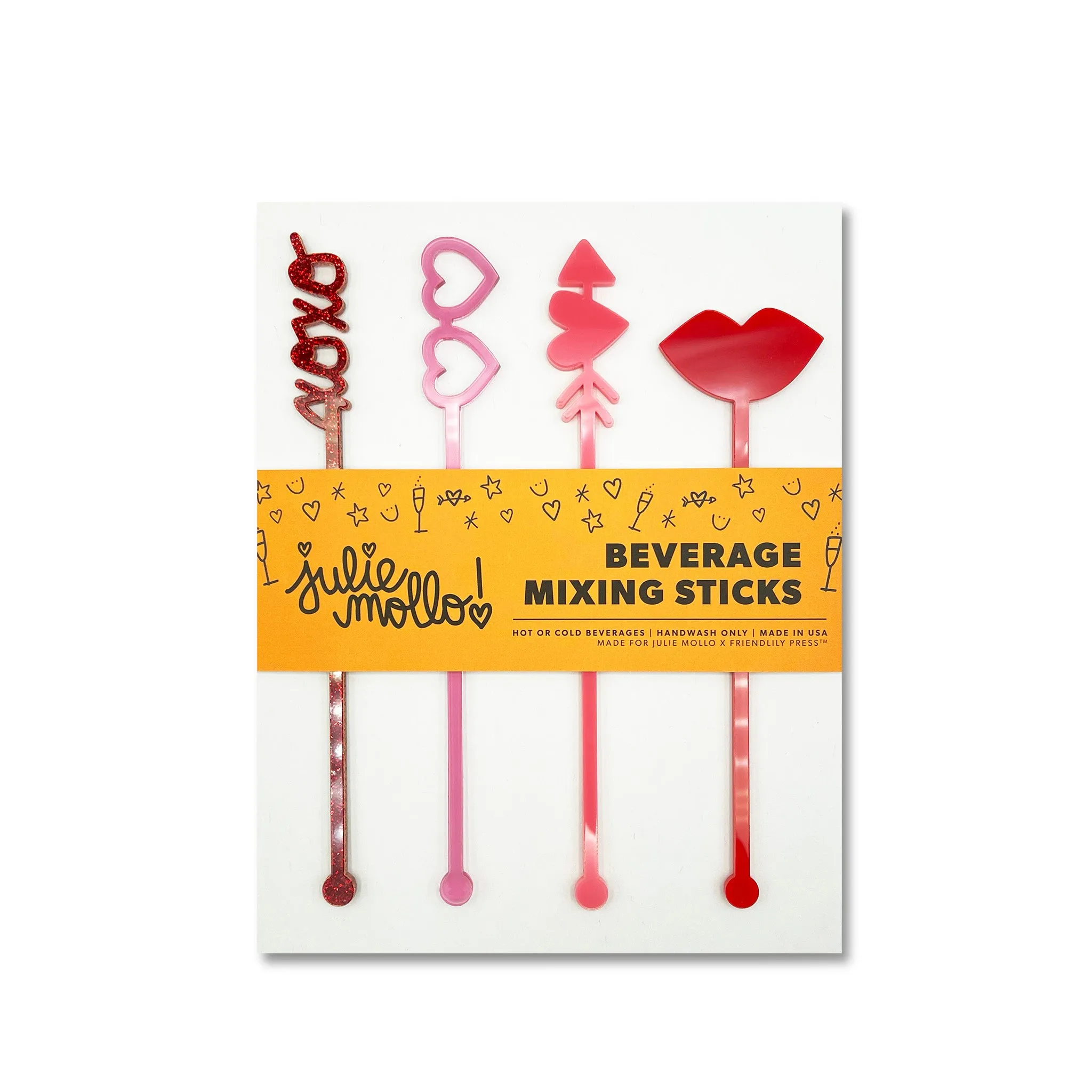 Lovely Love Themed Drink Stirrers! 💖