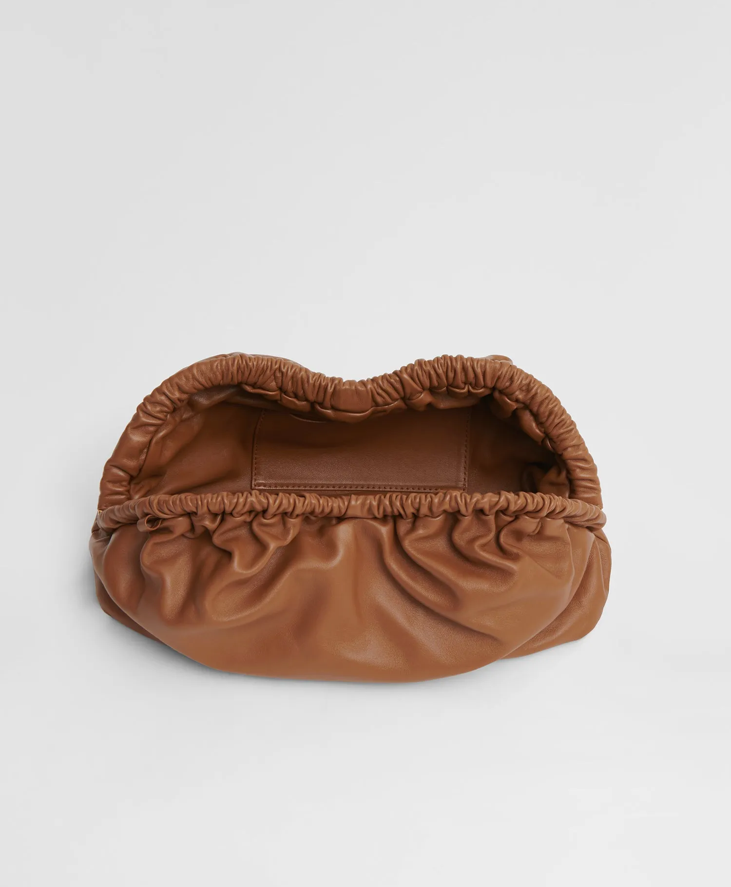 Oversized Cloud Clutch - Camel
