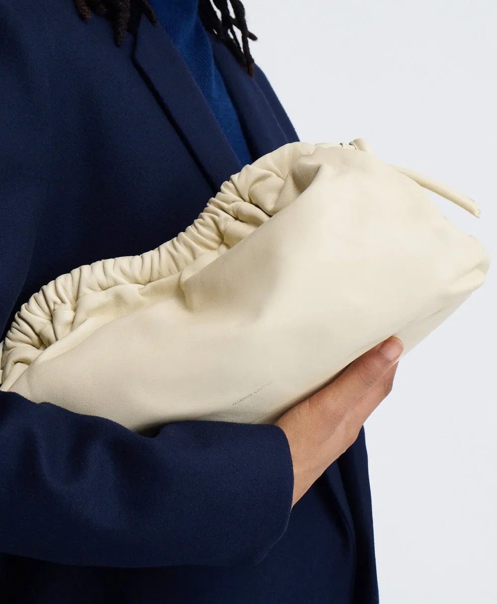 Oversized Cloud Clutch - Camel