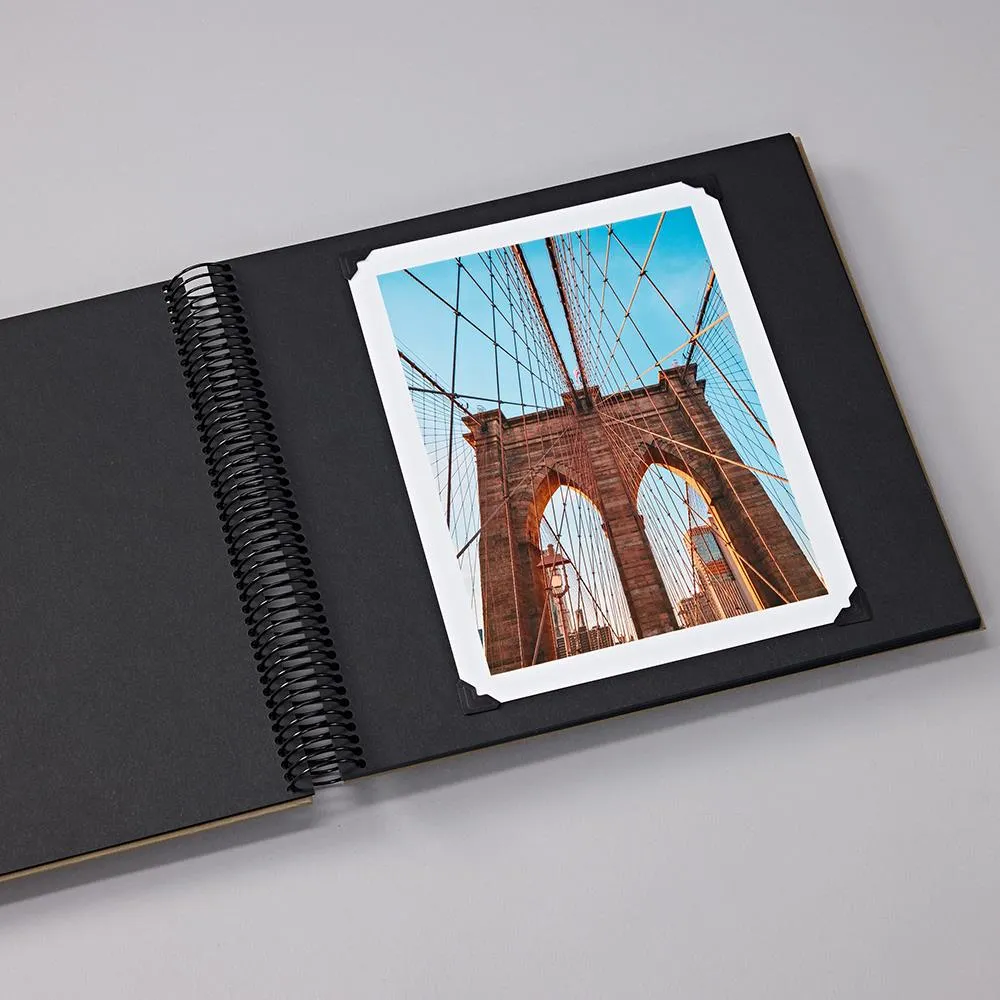 Semikolon Spiral Economy Album Medium - Fango, Black Pages