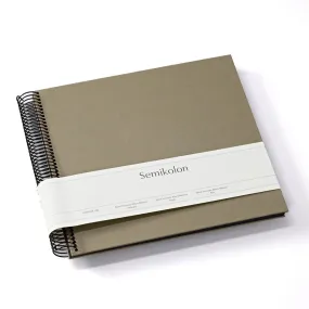 Semikolon Spiral Economy Album Medium - Fango, Black Pages