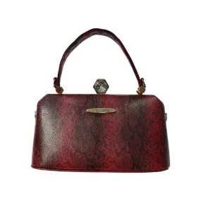 Vernika Snake Print Handbag